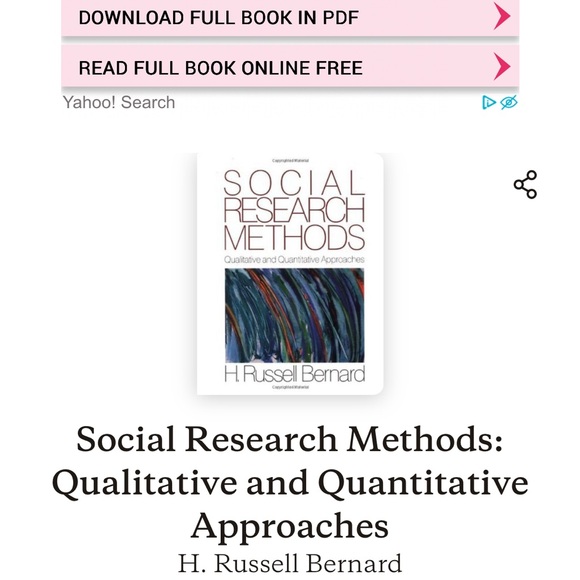 Social Research Methods Book - Picture 2 of 2
